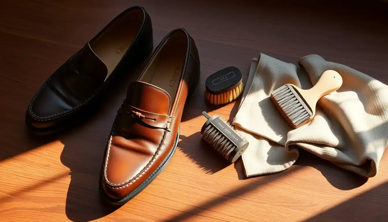 leather loafers women