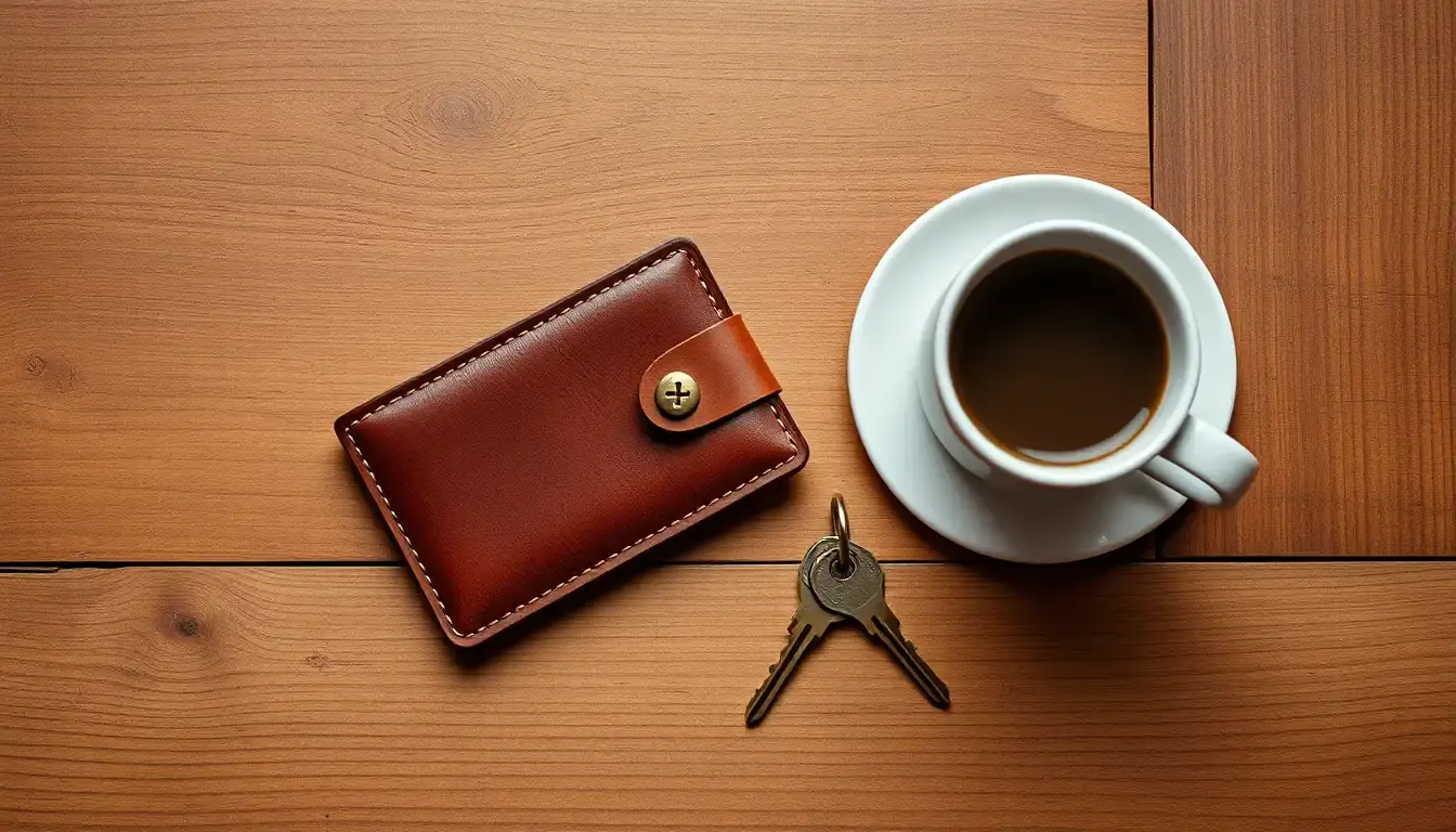 mens leather wallets