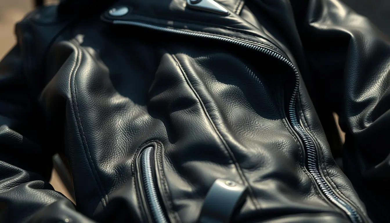 moto leather jacket