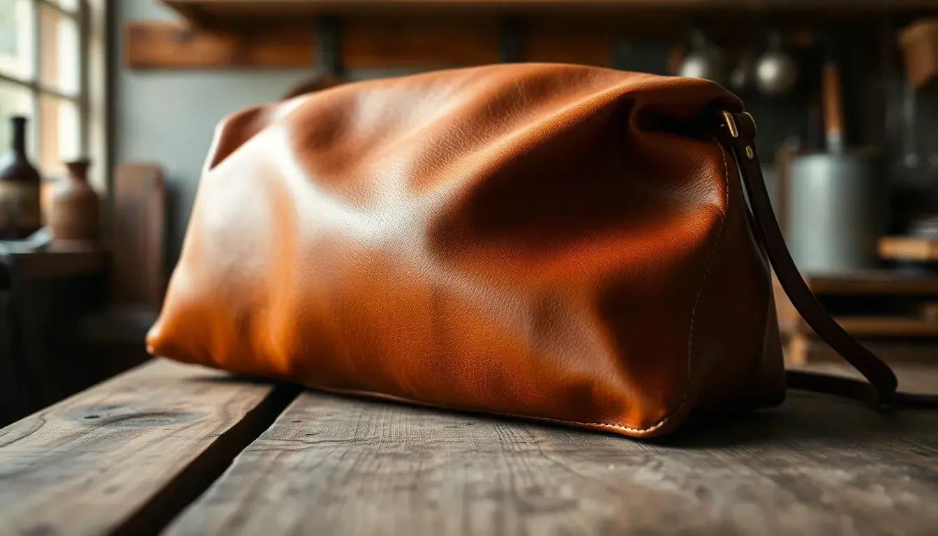 vegetable tanned leather