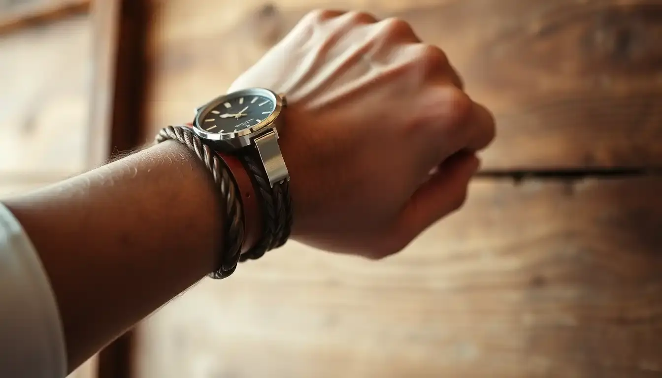 leather bracelet for men