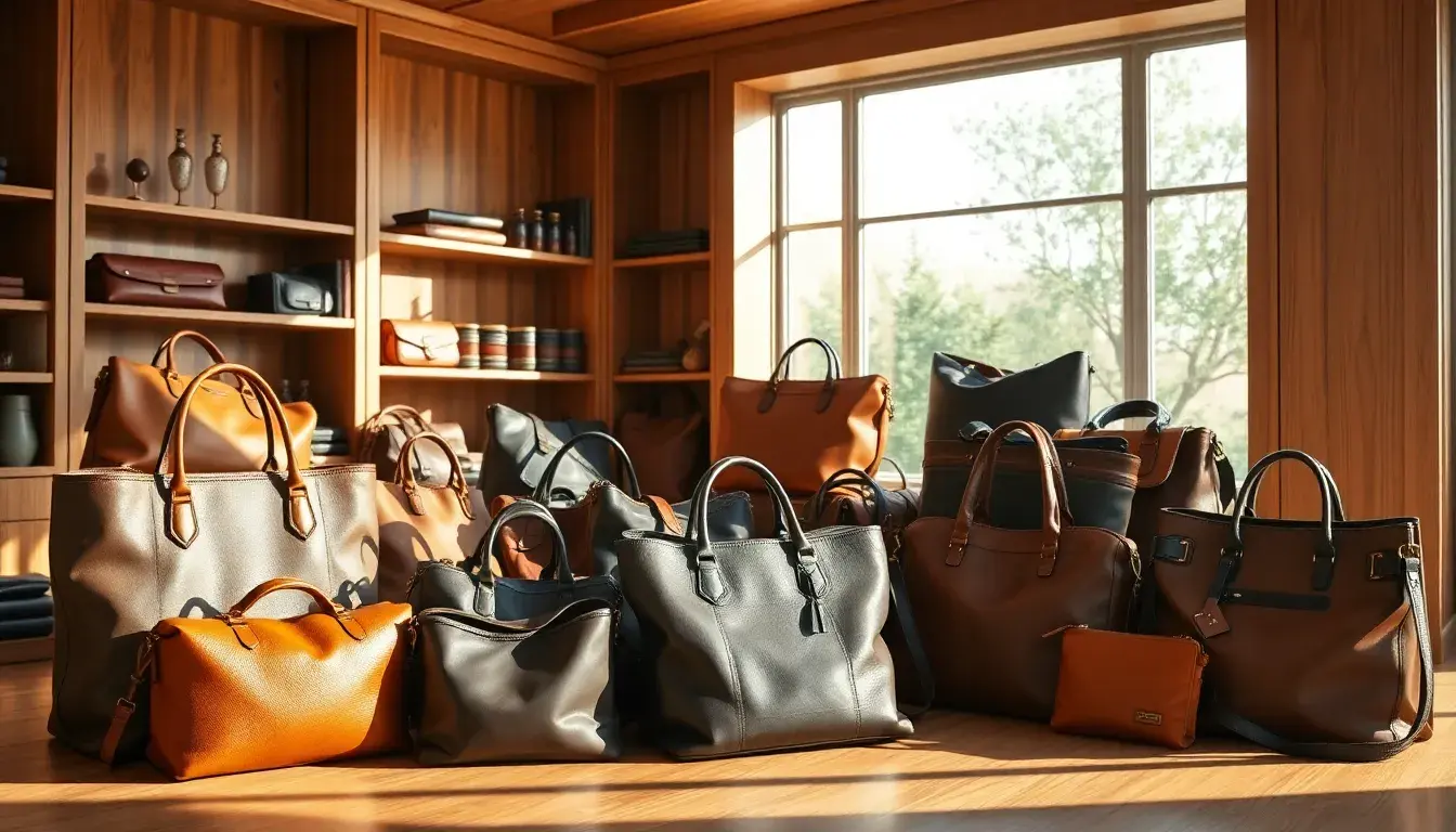 leather purses handbags