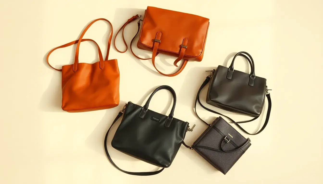 leather shoulder bag