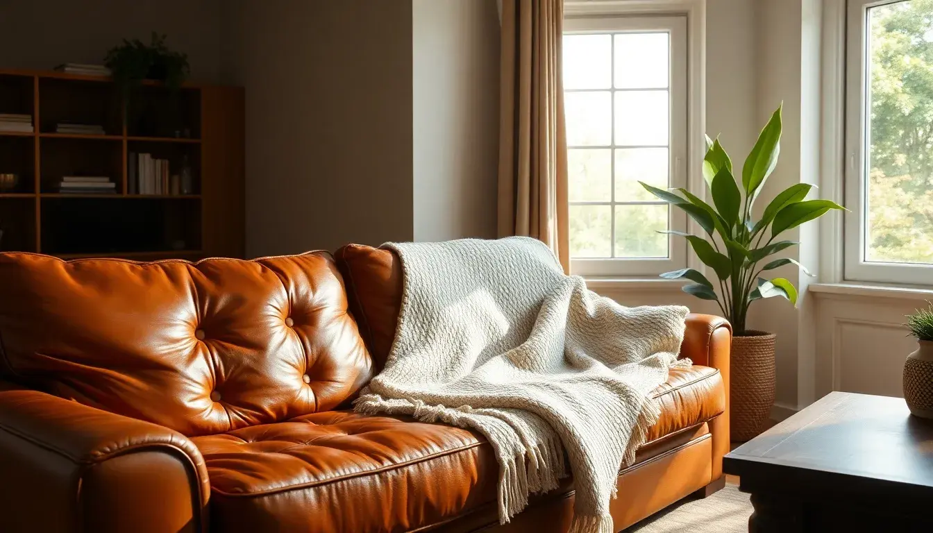 how to clean leather couch