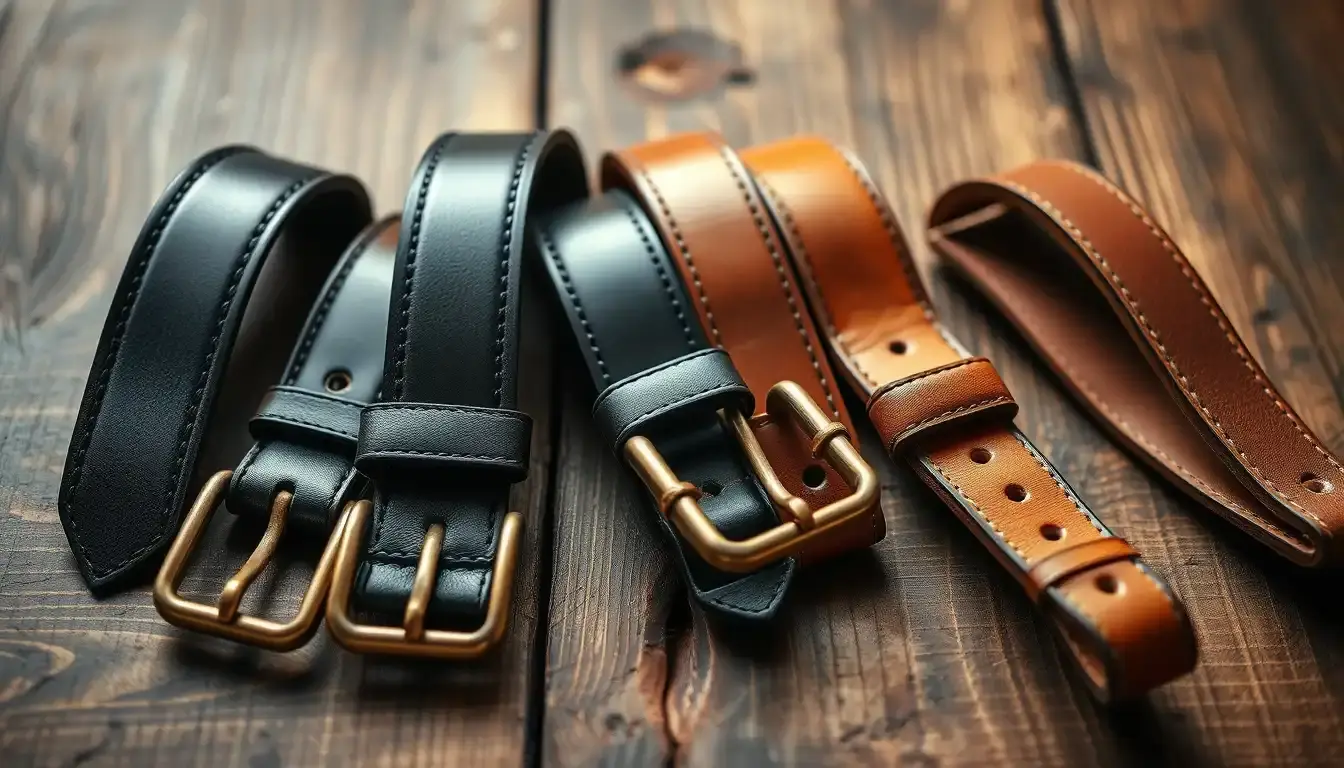 leather belts for men