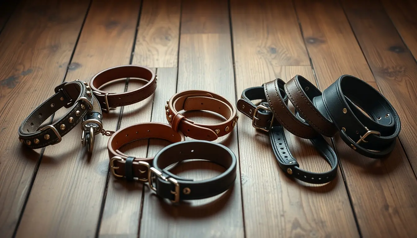 leather dog collars