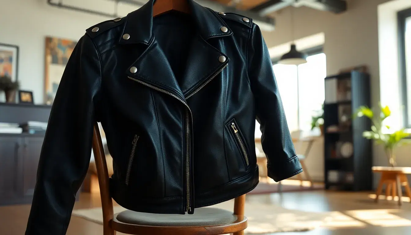 leather moto jacket