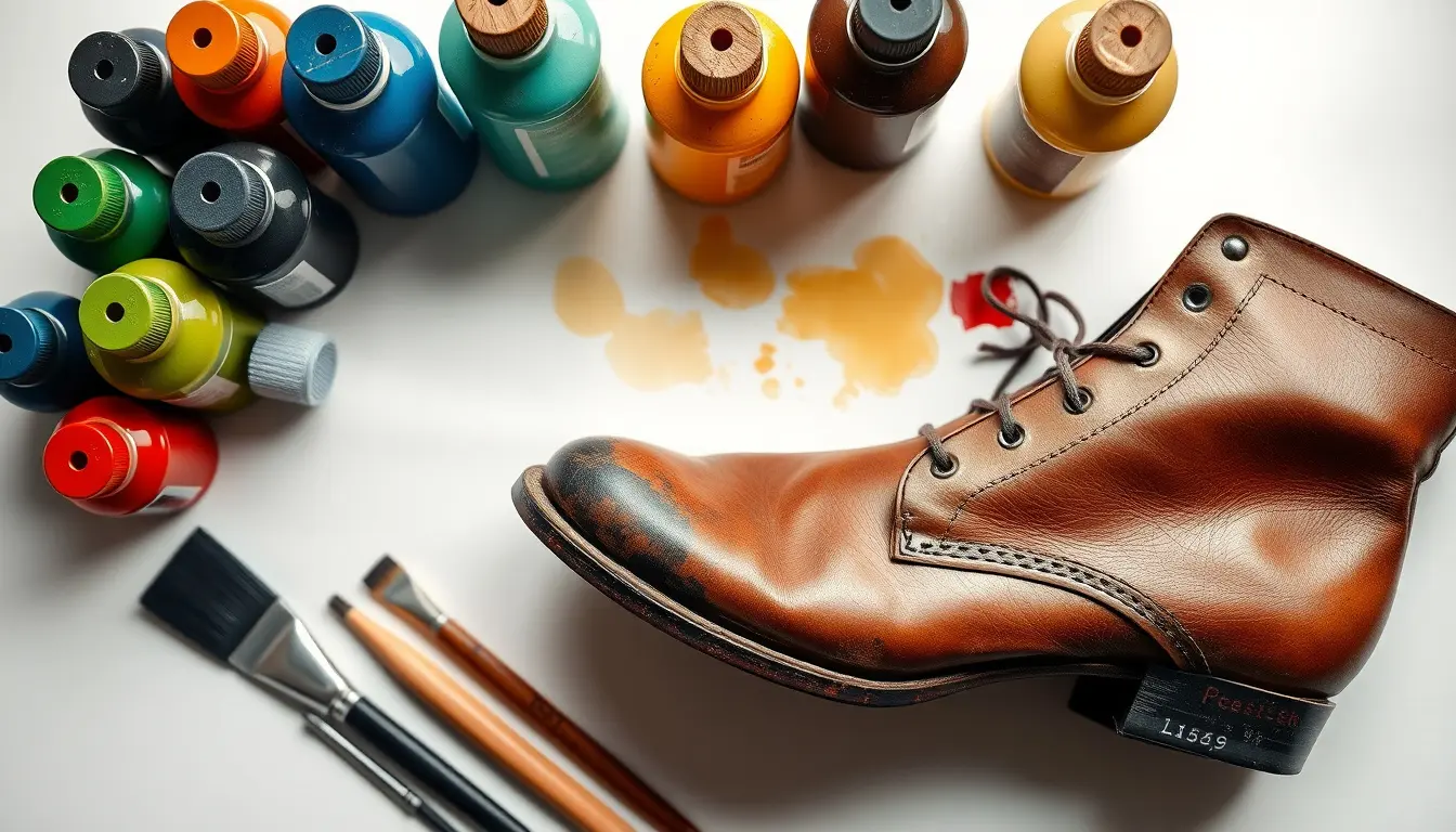leather paint