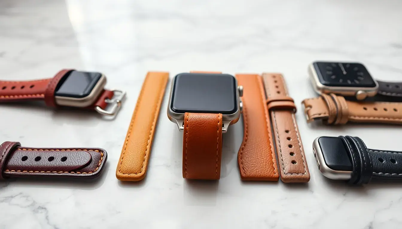 leather apple watch band