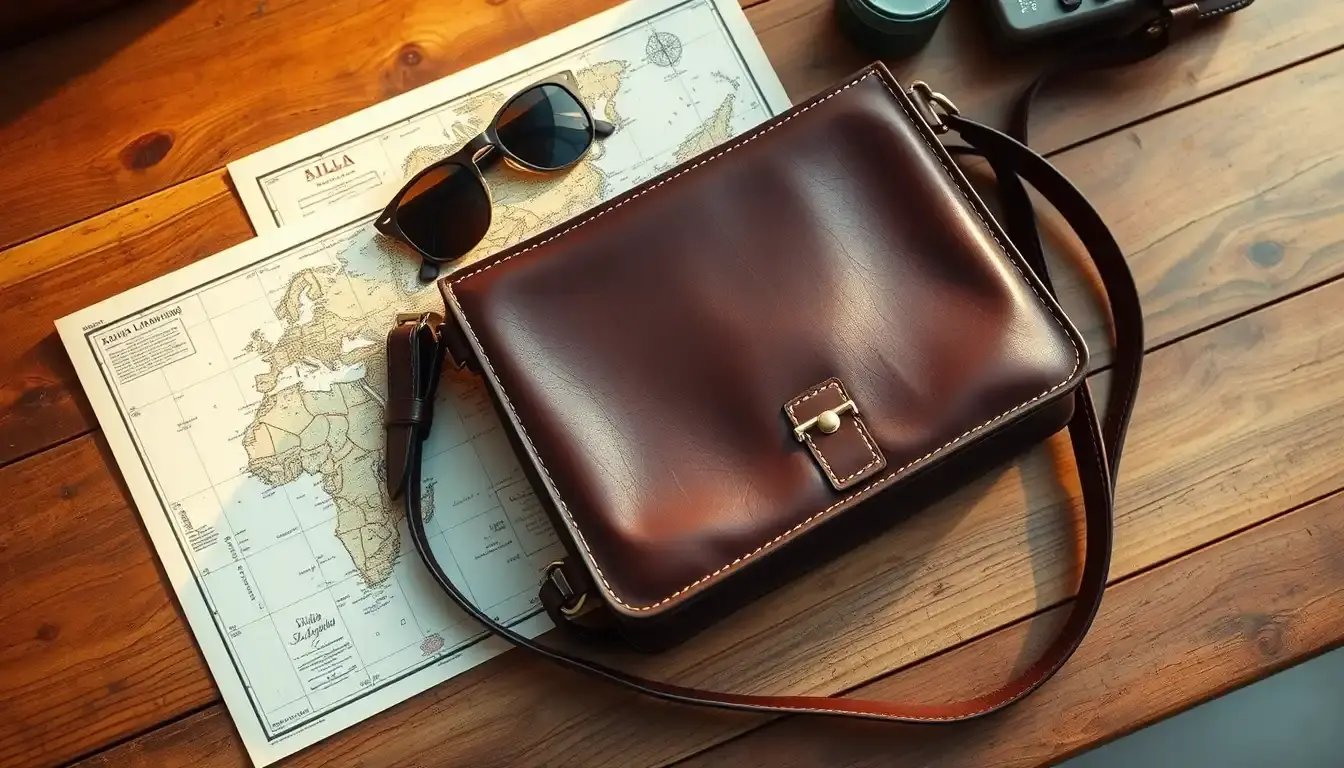 leather handbags cross body