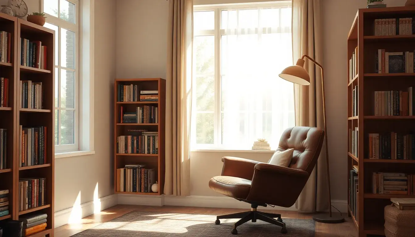 leather swivel chair
